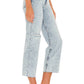 Hudson - Remi High Rise Straight Cropped Jean