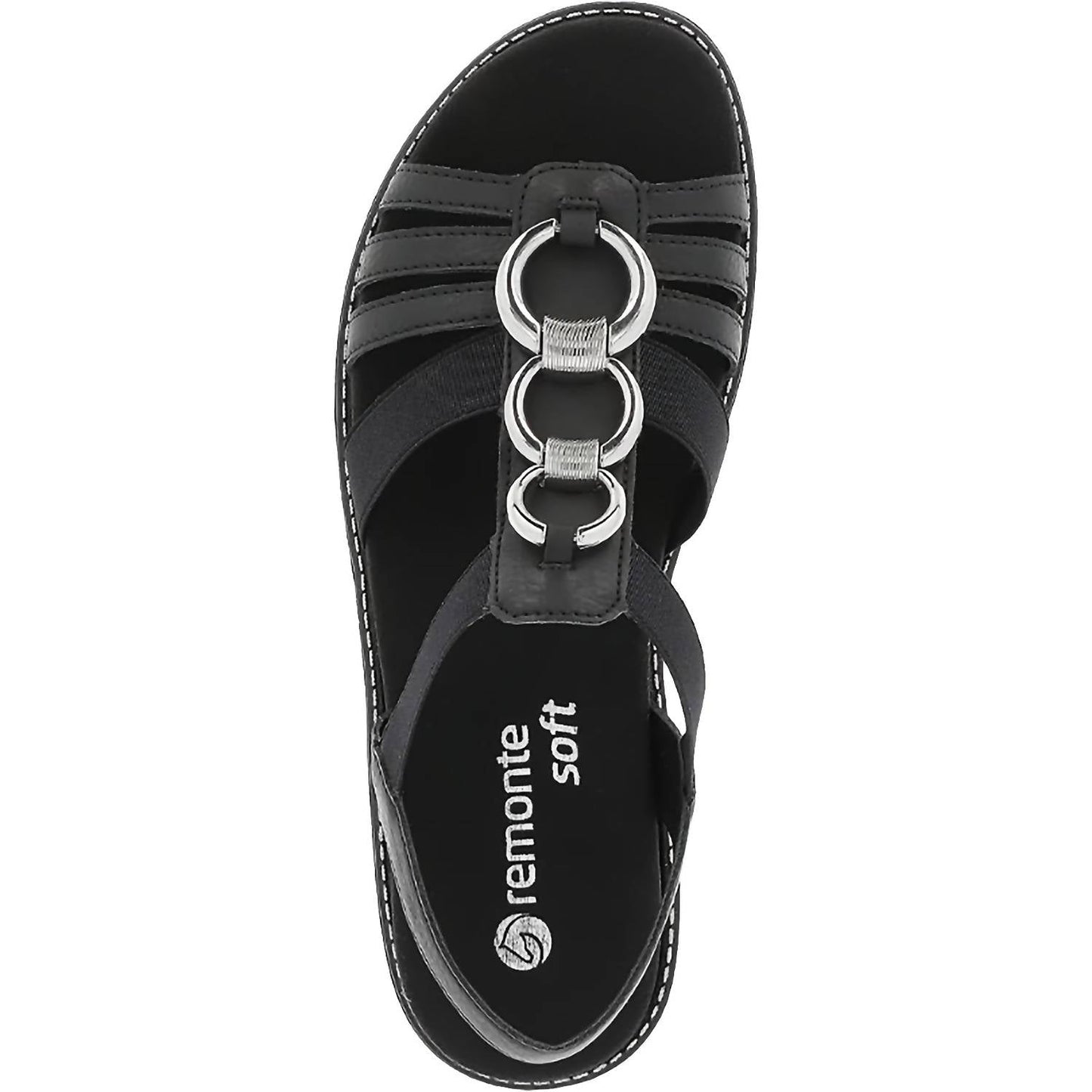 Remonte - Women's Synthetic Heel Strap Sandals
