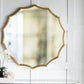 40" Round Sunburst Wall Mirror with Gold Finish