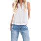 Ee:Some - Look My Way Stripe Collar Top
