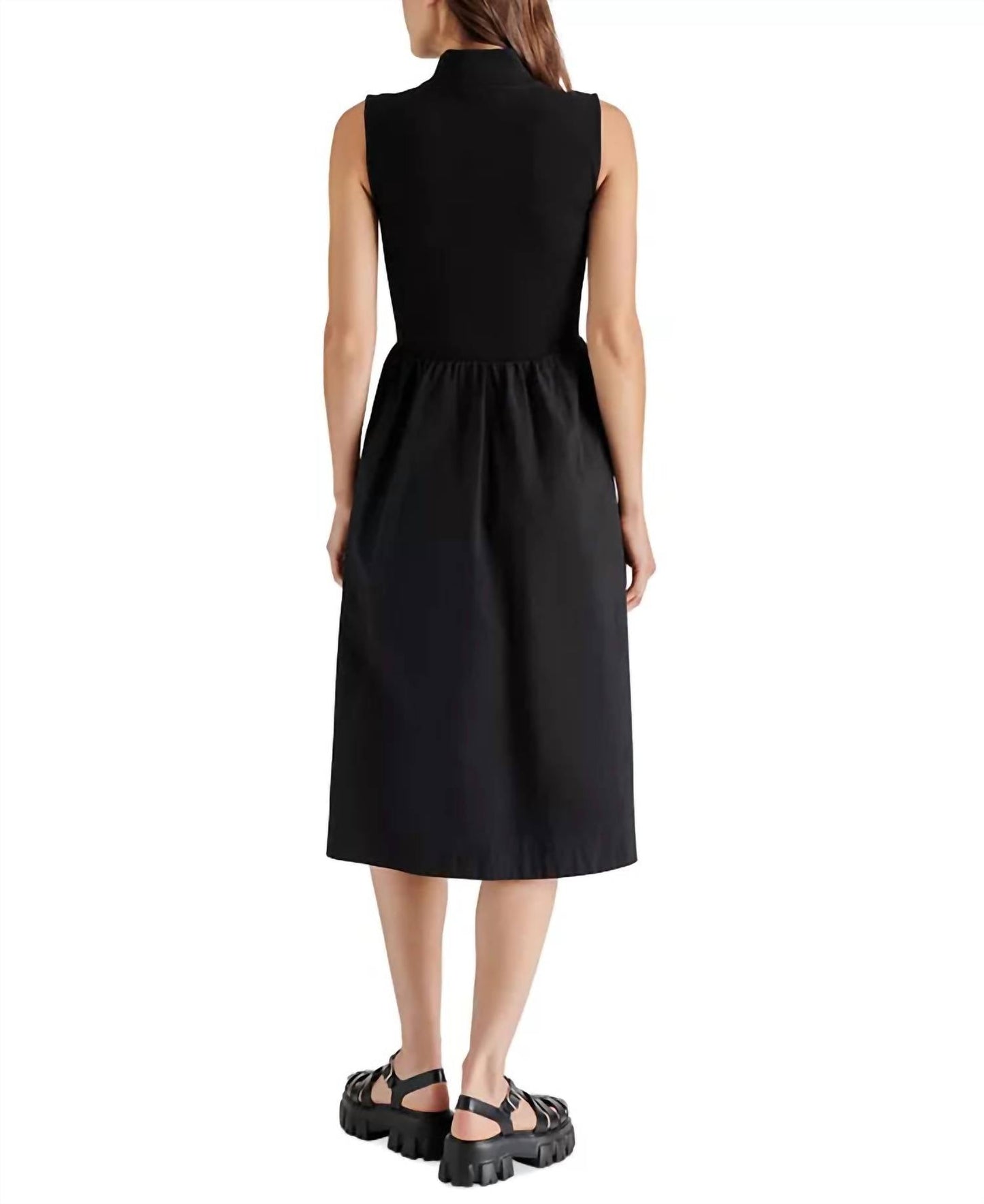 Steve Madden - Berlin Half Zip Sleeveless Midi Dress