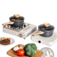 1.5 Qt Nonstick Saucepan with Lid and Wood Handle
