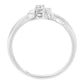 10K White Gold Diamond Promise Ring (1/10 Cttw, H-I Color, SI2-I1 Clarity) - Size 6