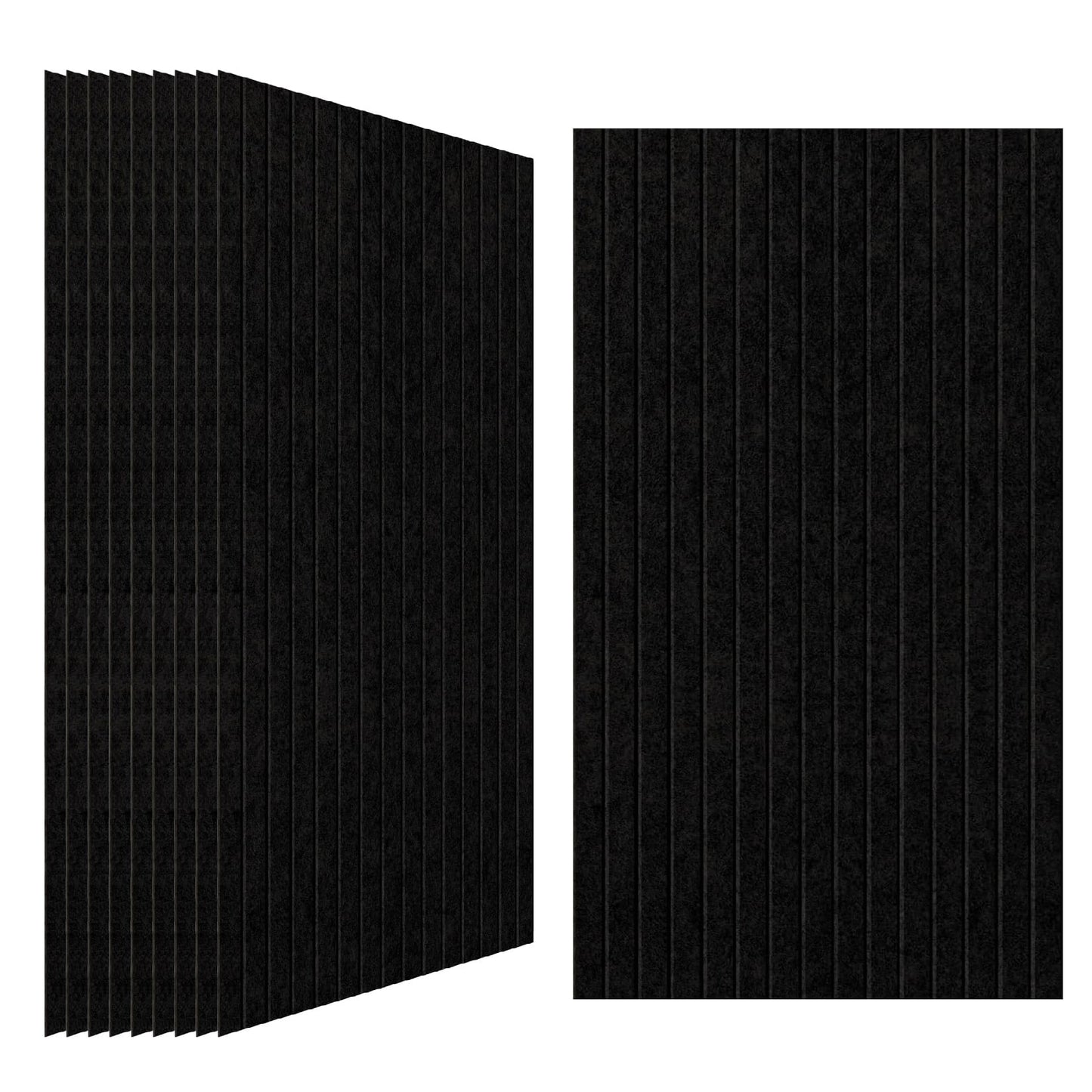 10 Pack High Density Acoustic Wall Panels Soundproof Foam Noise Reducing Panels for Home Theater Studio Office