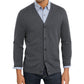 Club Room Men's Knit V-Neck Cardigan Charcoal Size 3 Extra Large