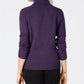 Karen Scott Women's Turtleneck Sweater Purple Dynasty Size Small