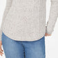 Charter Club Women's able Knit Sweater Gray Size Medium