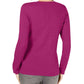 Karen Scott Women's Cotton Cable-Knit Keyhole Sweater Fuchsia Size 2 Extra Large