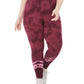 Ideology Women's Plus Size Tie Dyed Leggings Red Passion Size Extra Large