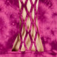 आइडियोलॉजी विमेन टाई-डाई लैटिस-बैक टैंक टॉप स्वीट टार्ट साइज़ स्मॉल