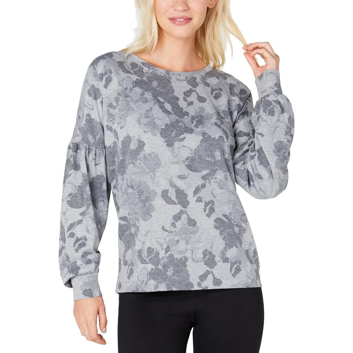 ideology-womens-floral-print-sweatshirt-grey-size-small