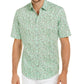 Alfani Men's Classic-Fit Lizard-Print Shirt Fresh Clover Size Large