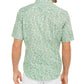 Alfani Men's Classic-Fit Lizard-Print Shirt Fresh Clover Size Large