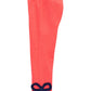 First Impressions Baby Girls Bow Trim Leggings Coral Size 3-6 Months