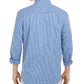 Club Room Men's Micro-Check Shirt Blue Size Small