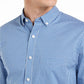 Club Room Men's Micro-Check Shirt Blue Size Small