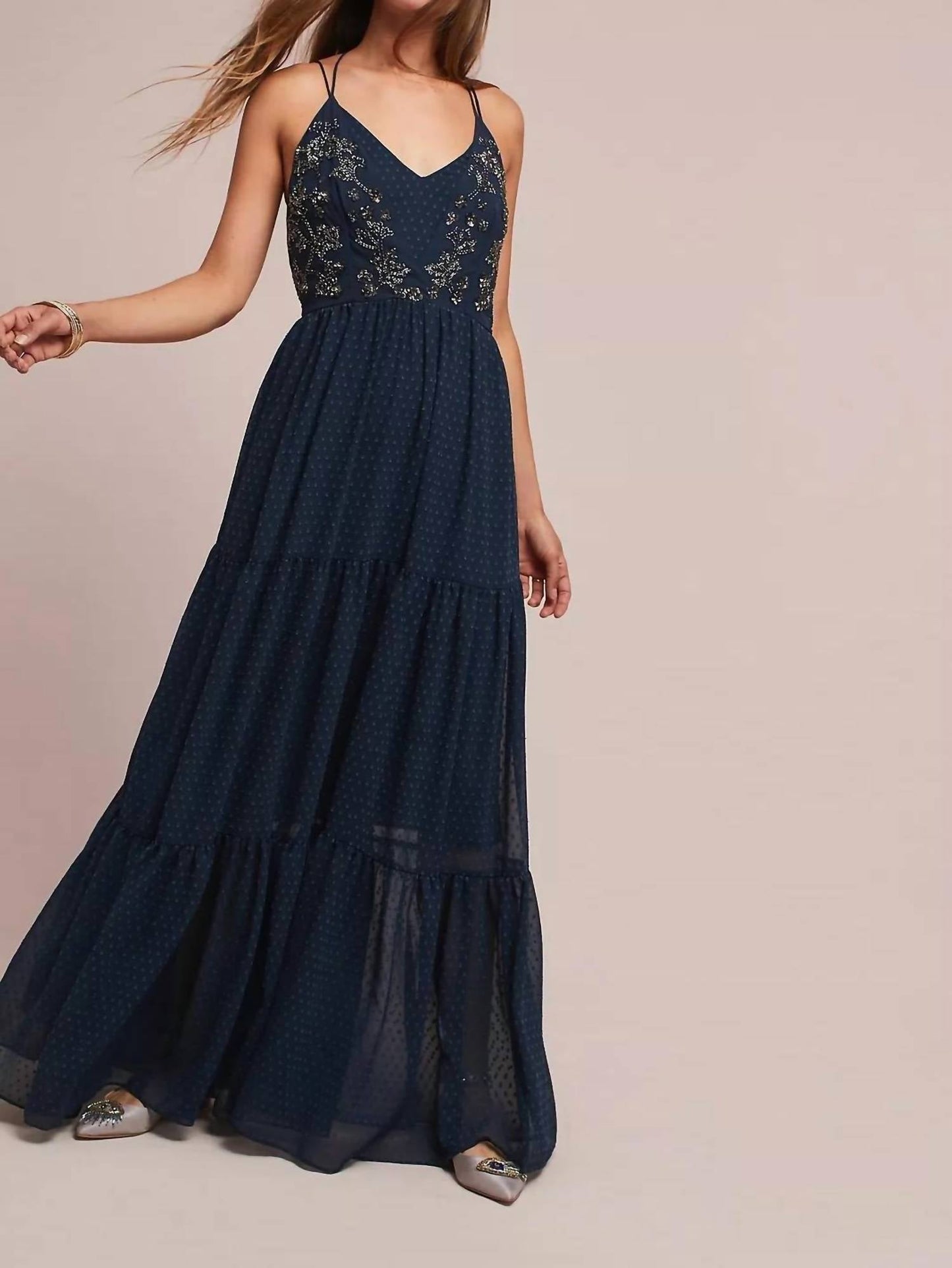 By Anthropologie - Ranna Gill Lucinda Beaded Dress