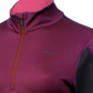 Mizuno महिलाओं का ब्रेथ थर्मो हाफ जिप पर्पल, साइज़ लार्ज