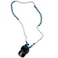 MLB Florida Marlins Baseball Logo Helmet Pendant Mardi Gras Party Bead Necklace