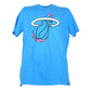 NBA '47 Brand Miami Heat Mens Adult Turquoise Beach Colors Tshirt Tee Basketball