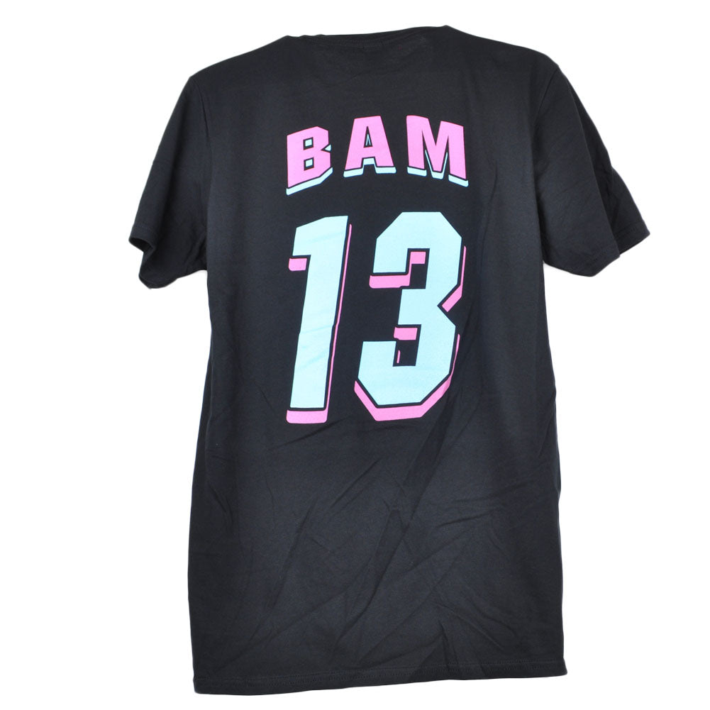 Bam Adebayo #13 Miami Beach Colors Mens Adults Tshirt Tee Basketball Tee XSMA