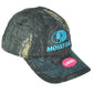 Mossy Oak Ladies Women Black Camouflage Outdoor Teal Logo Adjustable Hat Cap