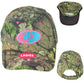 Mossy Oak Ladies Women Brown Camouflage Outdoor Pink Blue Adjustable Hat Cap