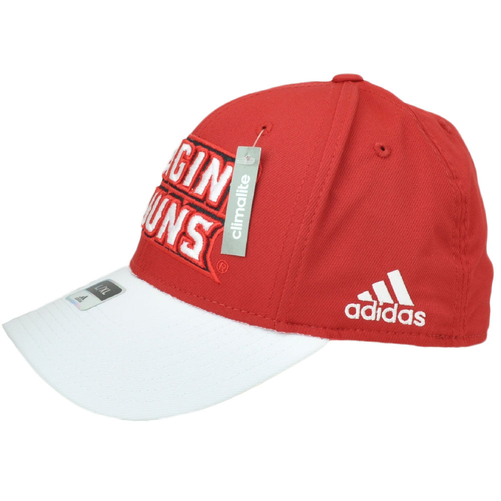 NCAA Adidas Louisiana Ragin Cajuns M540Z Red White Flex Fit Hat Cap