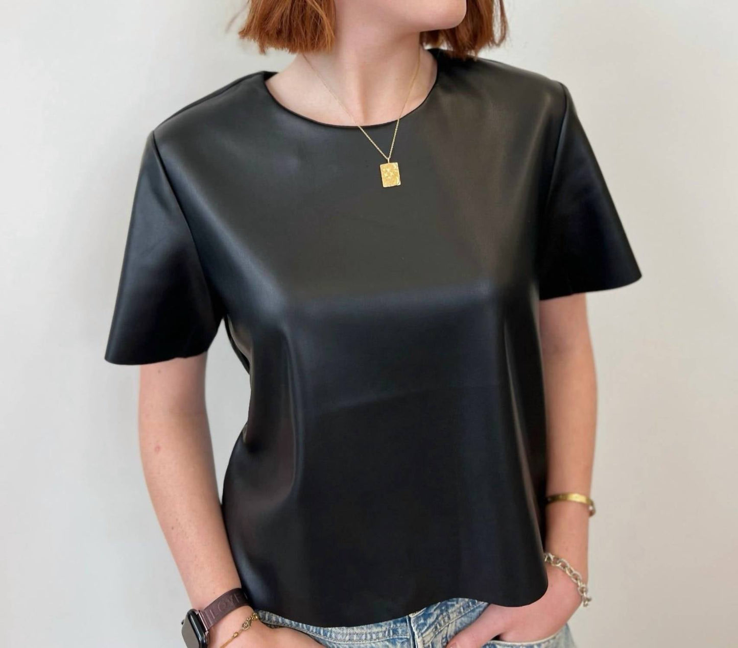Steve Madden - Lourdes Short Sleeve Top
