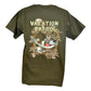 Official Disney Mens Mickey Mouse Vacation Patrol Magical Hammock Tshirt