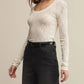 Z Supply - Tibi Scoop Mesh Sweater