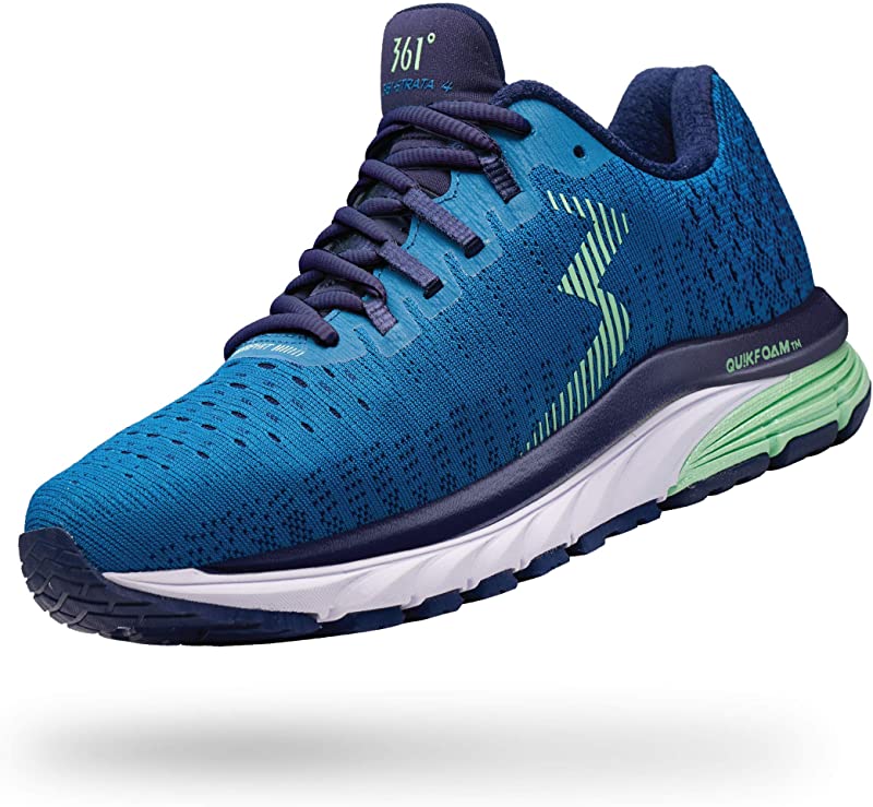 361 Degrees Women's Strata 4 Running Shoes Blue Size 6.5 B(M) US