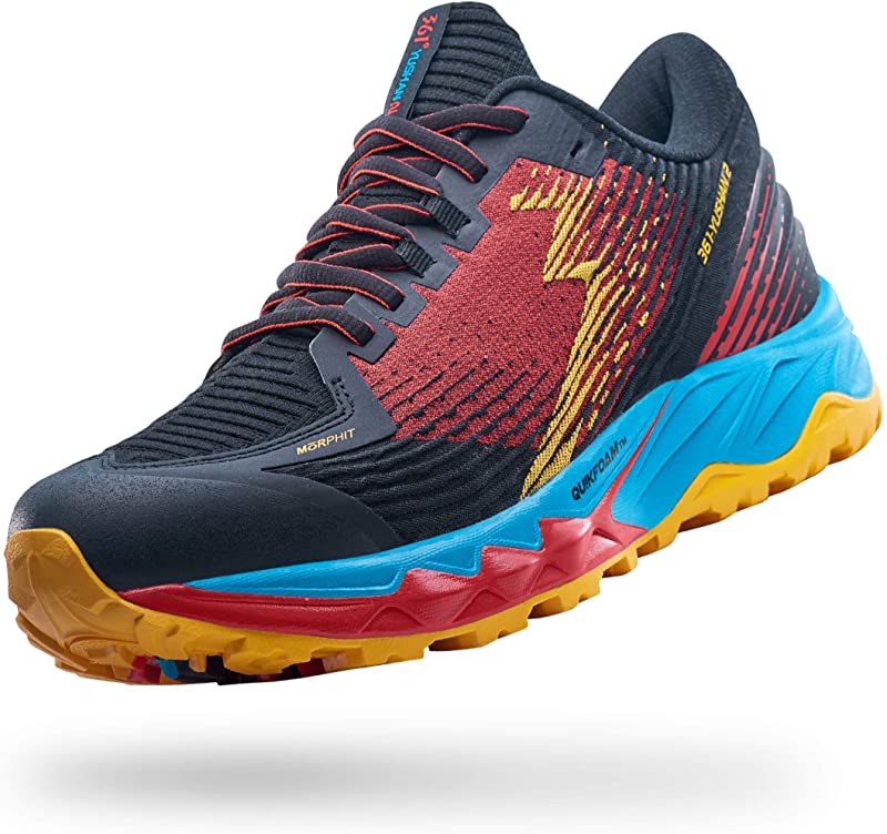 361 Degrees Unisex Yushan 2 Trail Running Shoe Black/Raft Size 11.5 D(M) US