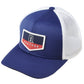Proseries PGA Tour Golf Professional Mesh Peacoat White Snapback Adult Hat Cap