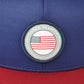 Proseries PGA Tour Golf Professional Moisture Blue Red Adjustable Adult Hat Cap