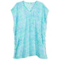 Summer Crush Big Girls Printed V Neck Pom Pom Trim Cover Up Size Small