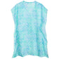 Summer Crush Big Girls Printed V Neck Pom Pom Trim Cover Up Size Small