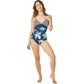 Carve Designs Women's Dahlia Tankini Top - Navy Stripe