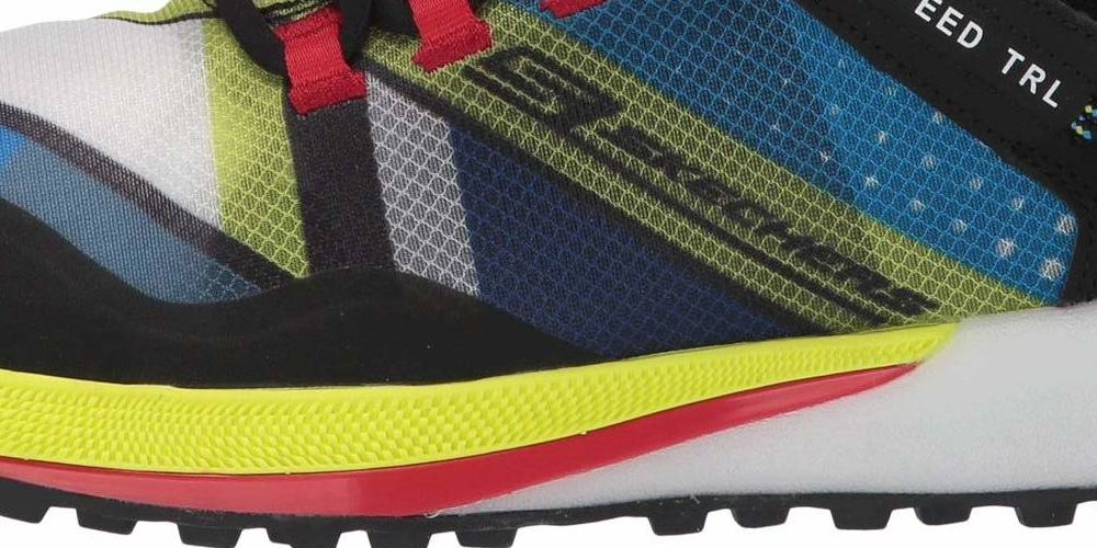 Skechers Men's Go Run Speed Trail Hyper Running Shoes Black/Multi
