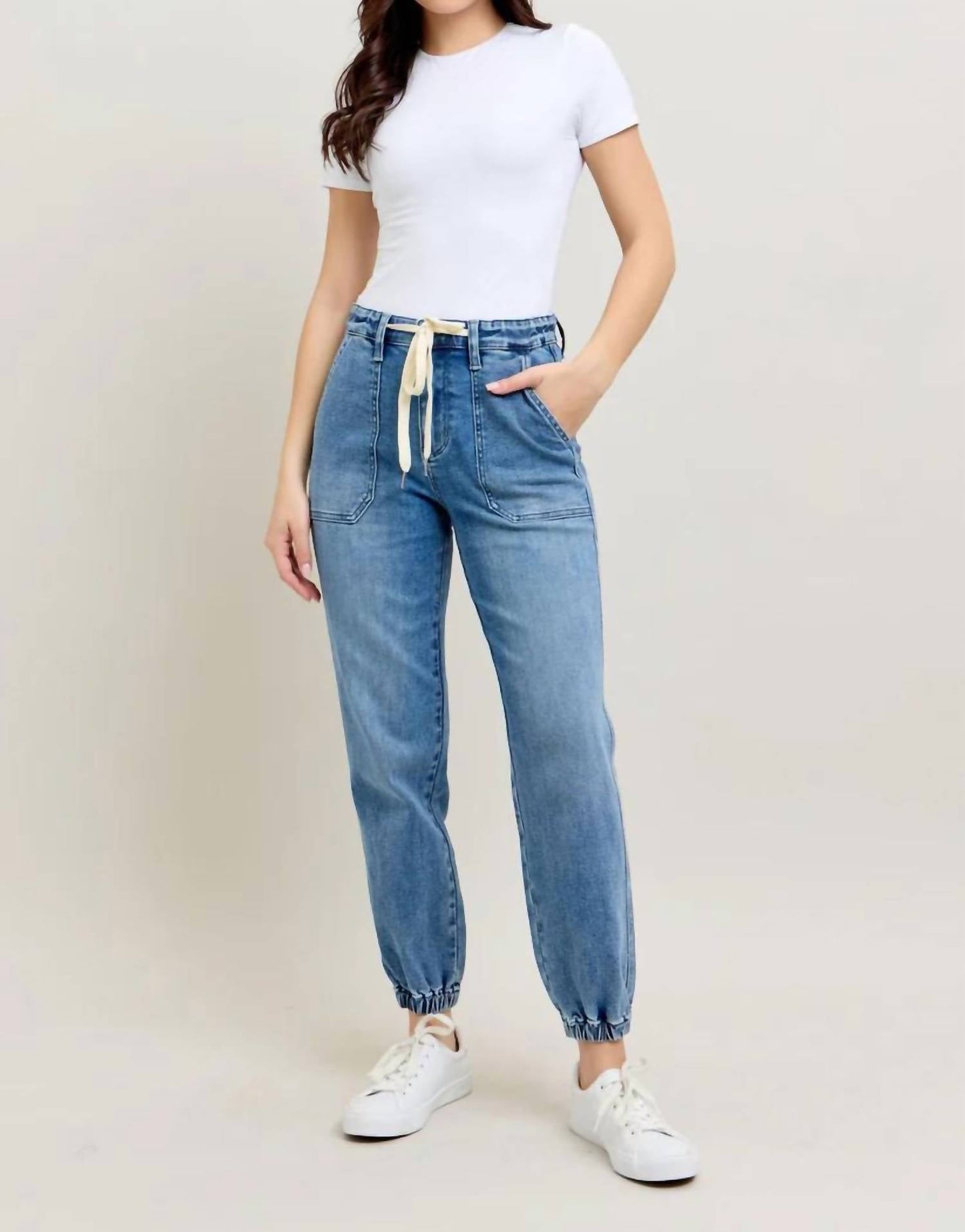 Judy Blue - High Waist Denim Jogger Jeans