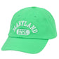 Maryland Girl State USA America City Hat Cap Mint Green Relaxed Adjustable Women