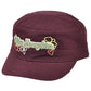 New Hampshire State USA America Burgundy Womens Fatigue Hat Cap Adjustable City