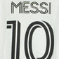 MLS Inter Miami Lionel Messi #10 White Women Ladies Soccer Futbol Tshirt Tee