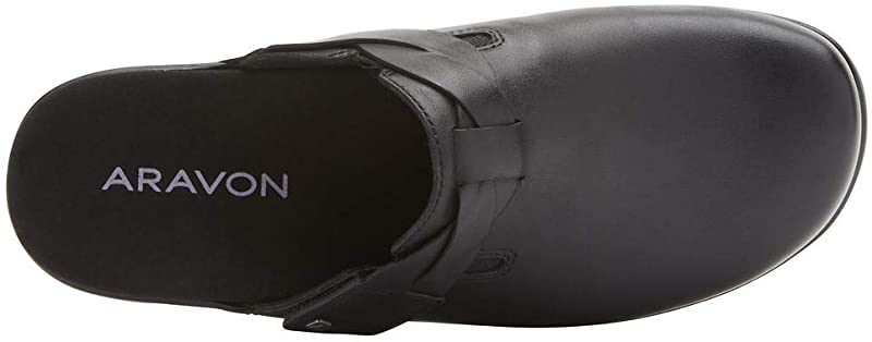 Aravon Women's Power Comfort Mule Black Size 5 B(M) US