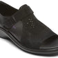 Aravon Women's Duxbury T-Strap Comfort Sandal Black Size 9 B(M) US