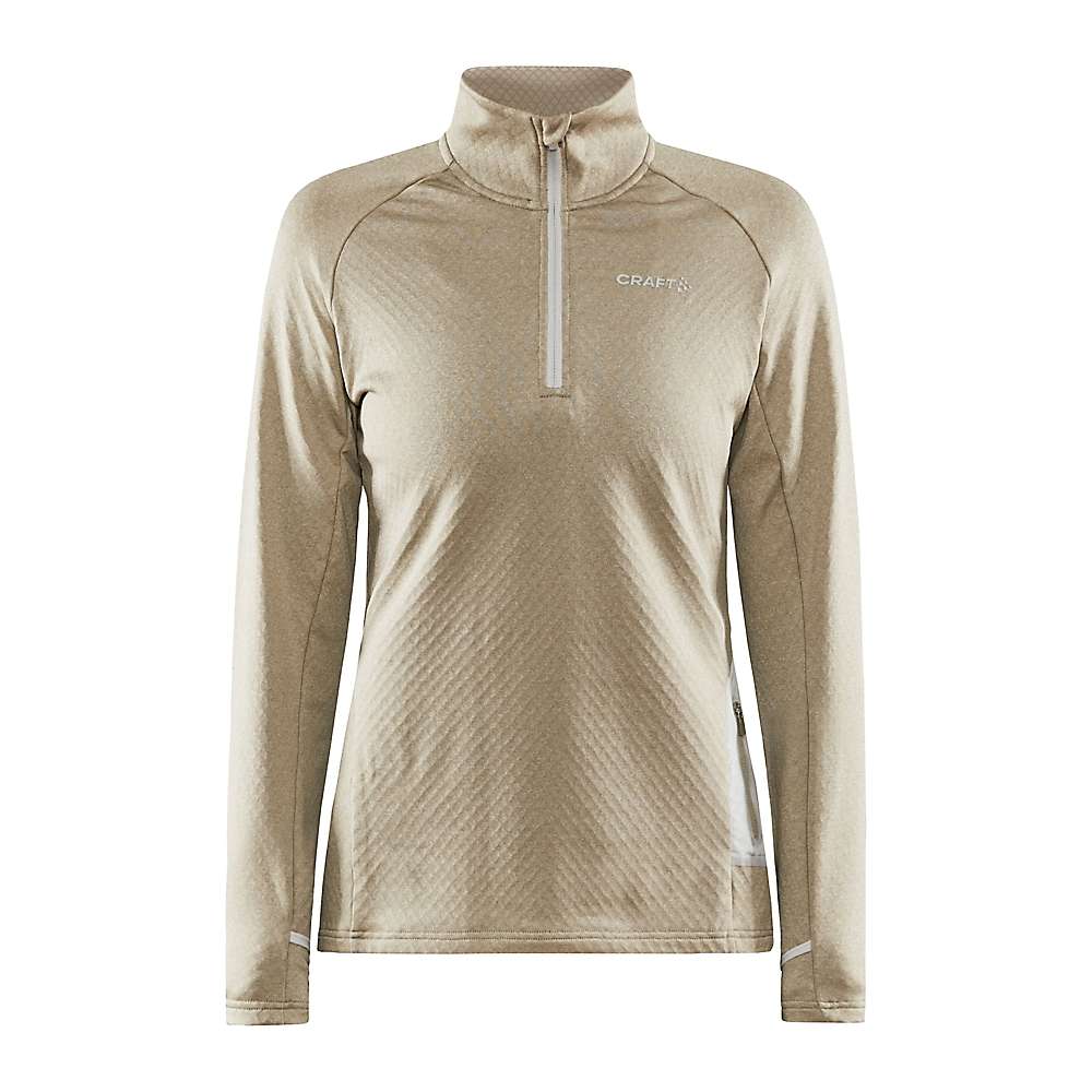 craft-sportswear-womens-core-trim-thermal-midlayer-top-small-crock-melange