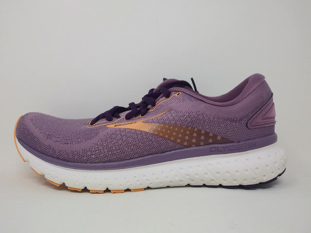 Brooks Women's Glycerin 18 Running Shoes Valerian/Jewel/Cantaloupe Size 10 B(M) Us
