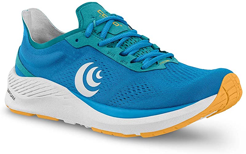 Topo Athletic Women's Cyclone Running Shoes Sky/Gold