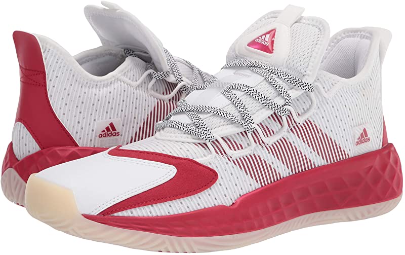 adidas Men's Coll3ctiv3 2020 Low Basketball Shoes White/Power Red Size 7.5 D(M) US