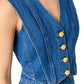 2.7 August Apparel - Keepin' It Classy Denim Vest